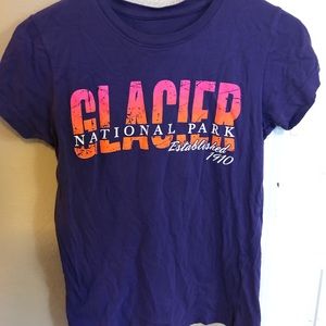 Purple Glacier Tee size small.